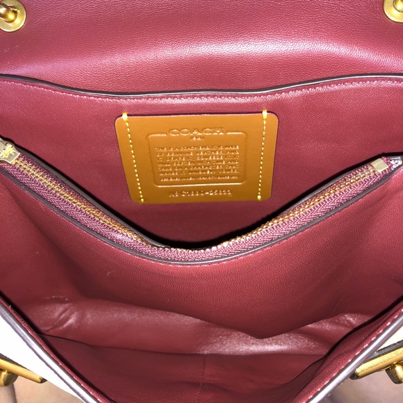 Coach 1941 Swagger Chain Suede Crossbody 25833 - Picture 3 of 8